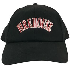 Nike Golf's "Firehouse" Adjustable Black Cotton Baseball Cap